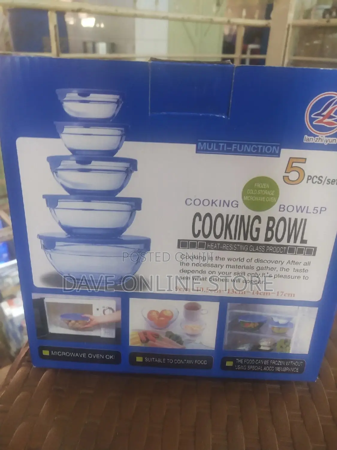 5 Pieces Cooking Bowls Set