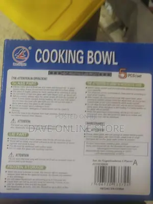 5 Pieces Cooking Bowls Set