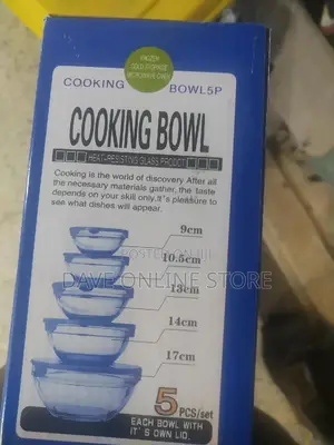 5 Pieces Cooking Bowls Set