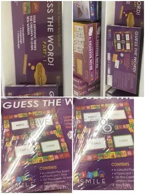 Guess the Word Children Board Game