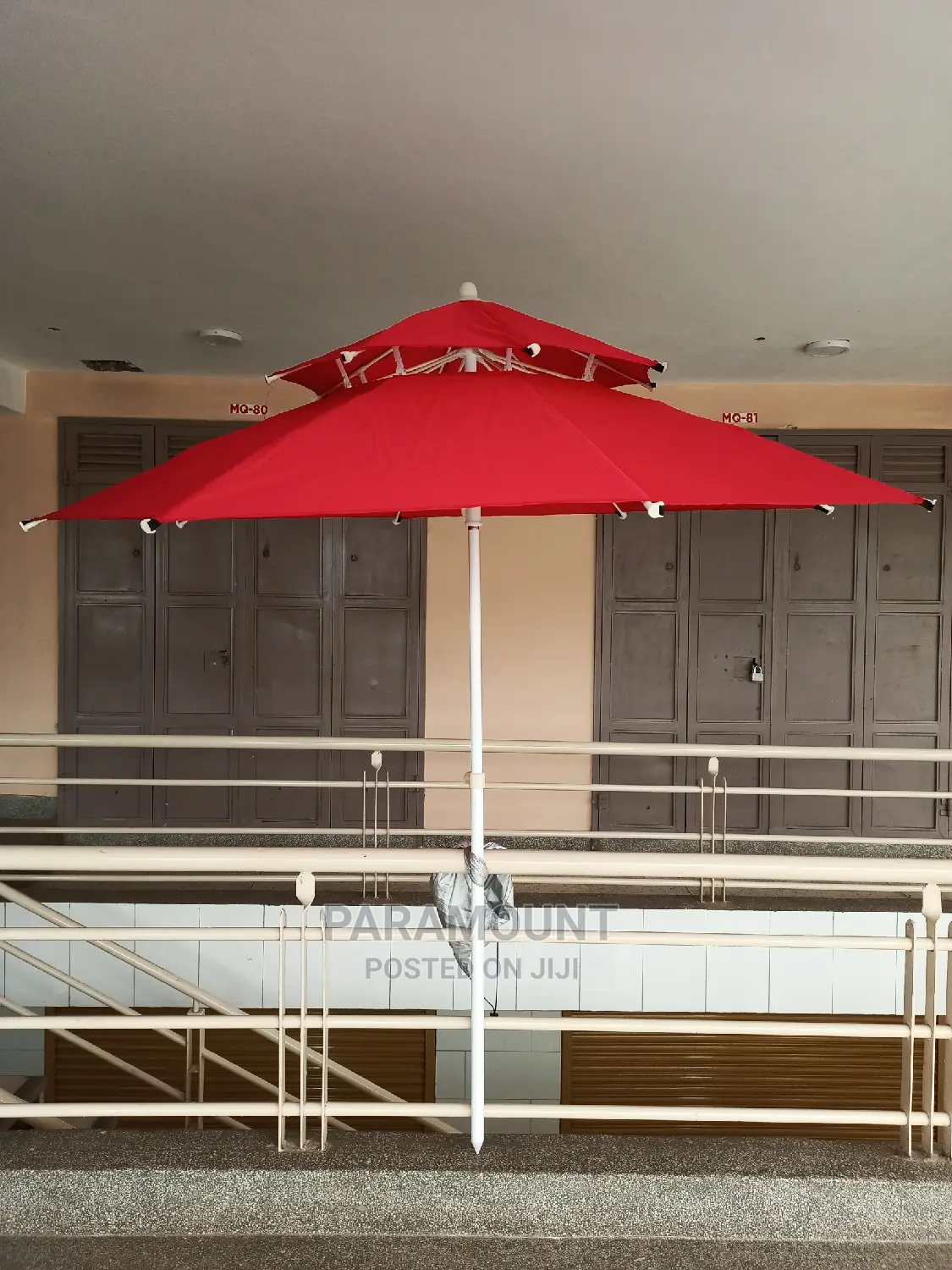 Tilting Double Canopy Umbrella (2.1 Meters)