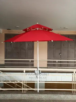 Tilting Double Canopy Umbrella (2.1 Meters)