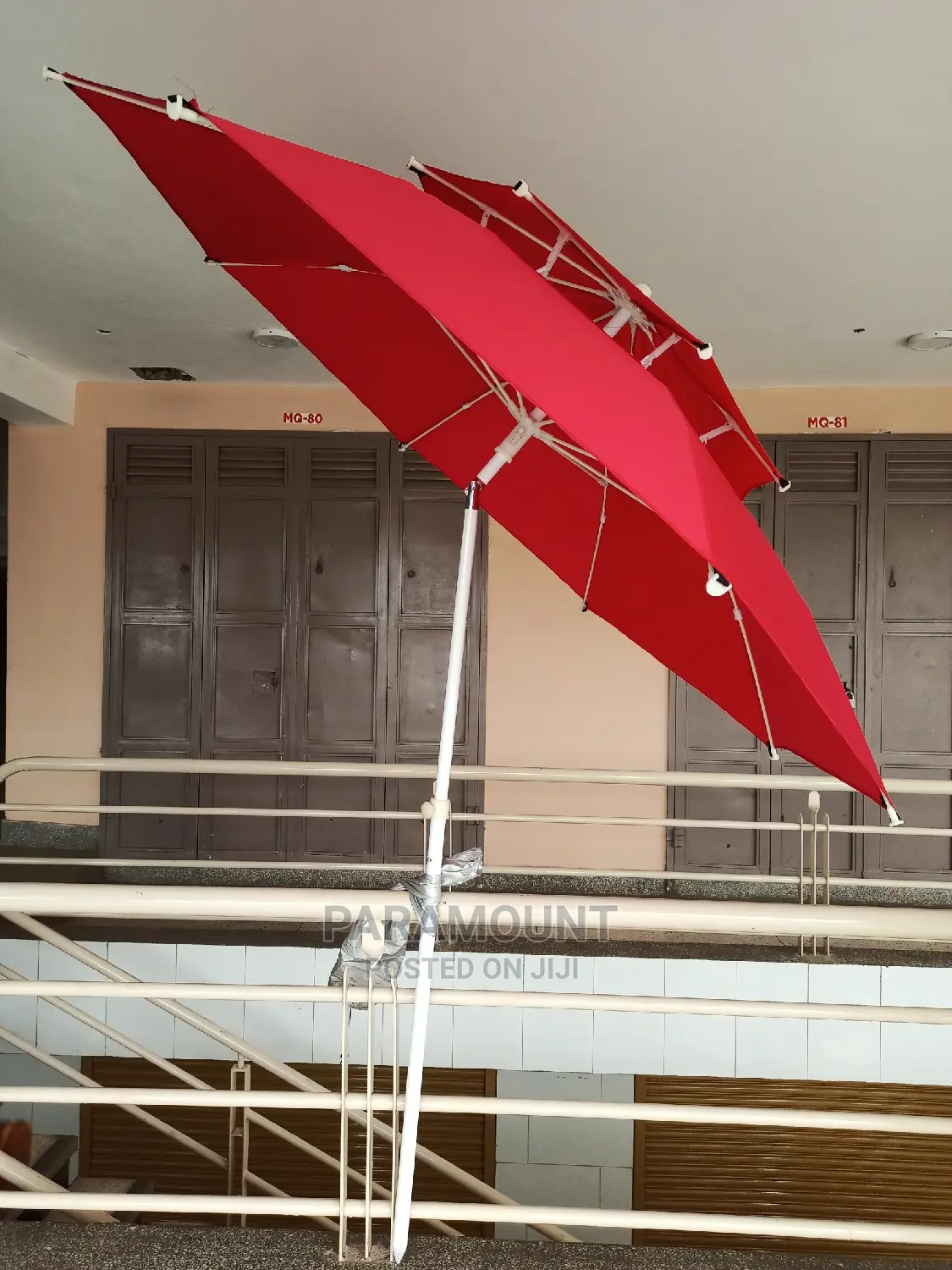 Tilting Double Canopy Umbrella (2.1 Meters)