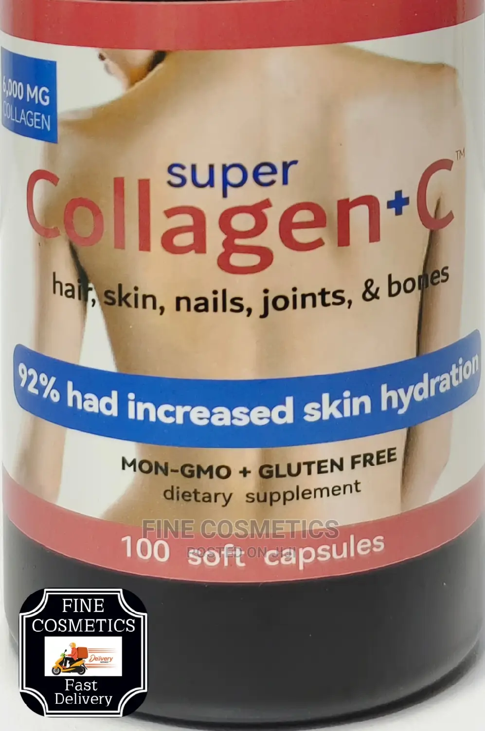 Super Collagen + Vitamin C Anti-Aging Supplement 60 Tabs