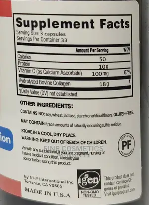Super Collagen + Vitamin C Anti-Aging Supplement 60 Tabs