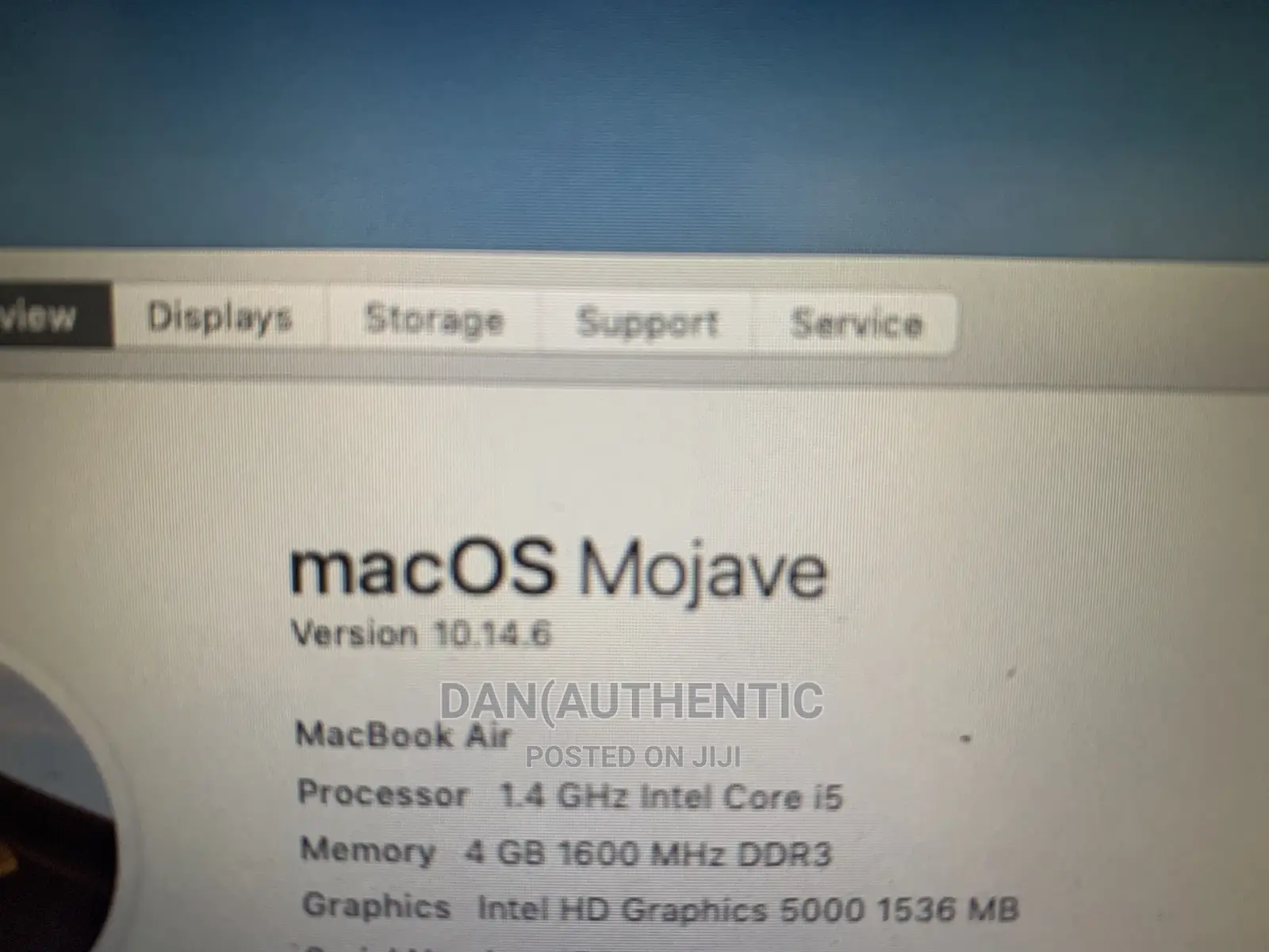 Laptop Apple MacBook Air 2014 4GB Intel Core I5 SSD 256GB