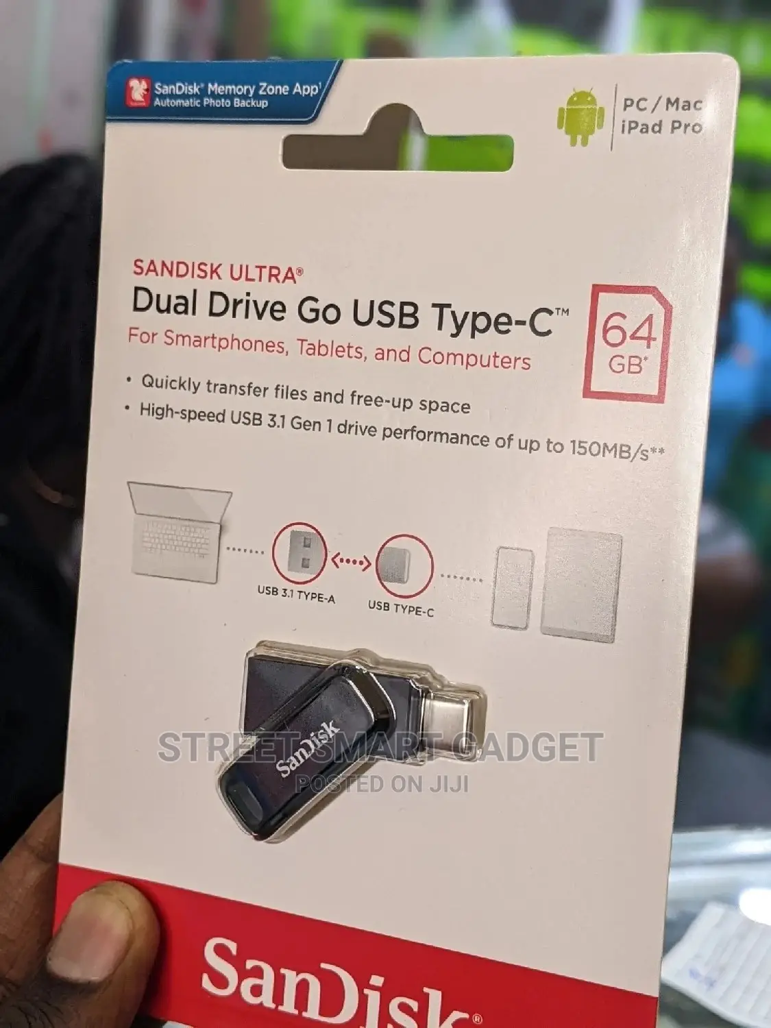 Sandisk 64gb Dualgodrive Type-C