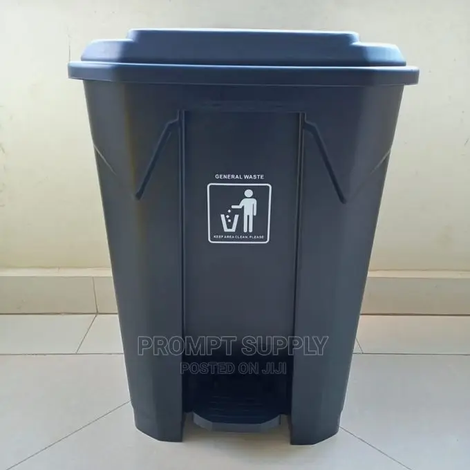 50L Step-On / Foot Pedal Waste Bin- Grey