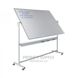 Whiteboard (90cmx120cm) With a Stand Plus Marker Eraser
