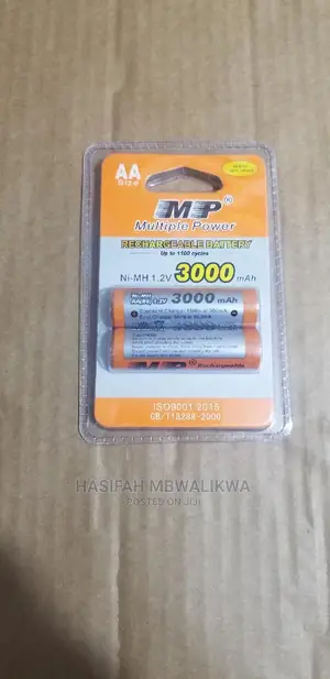 Multiple Power Rechargeable Battery Size AA