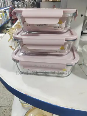 3 Pieces Glass Bowl Set