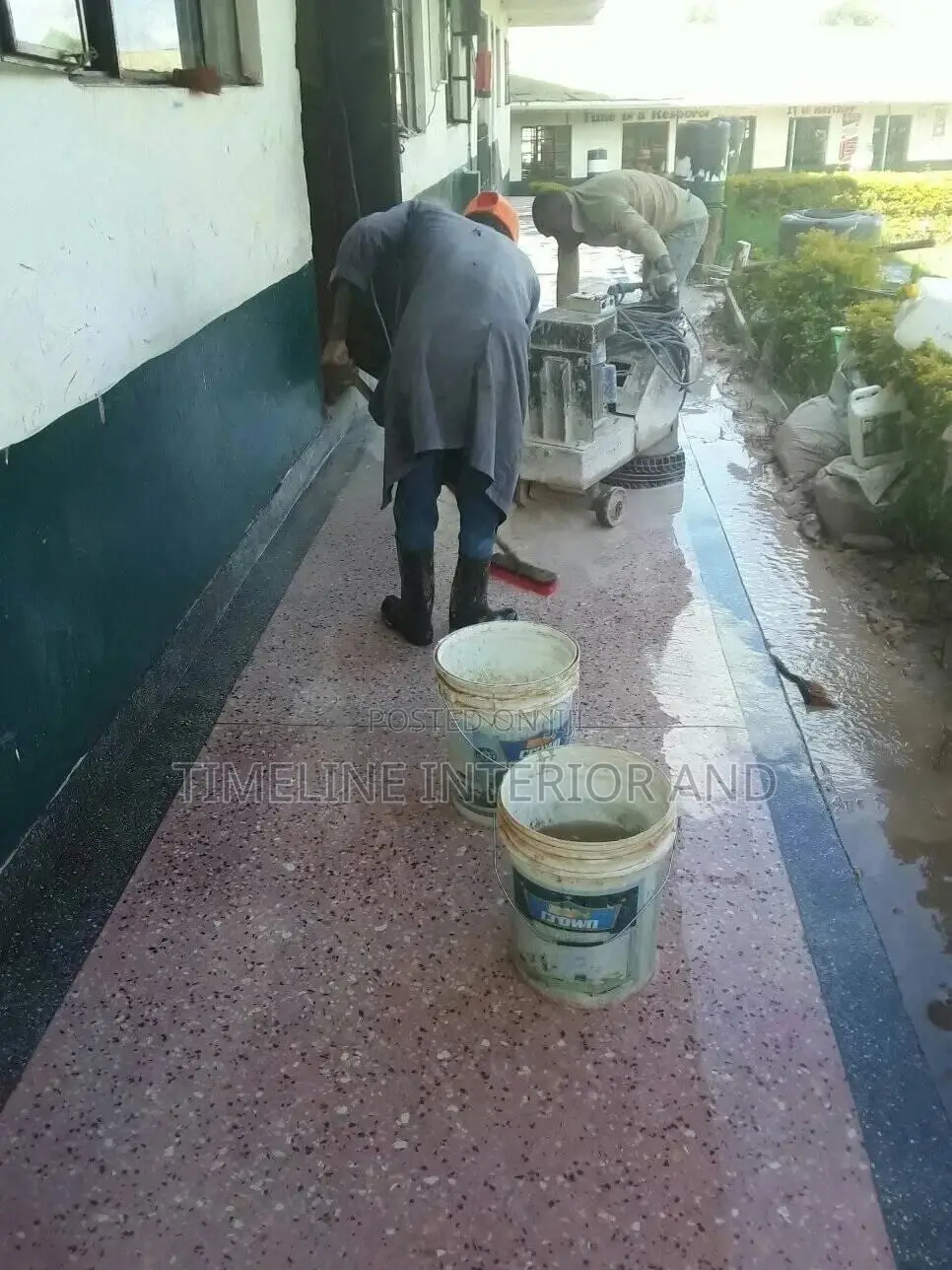 Terrazzo Flooring in Kasagati Town.