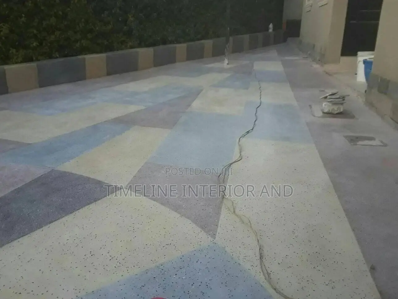 Terrazzo Flooring in Zane’S Site.