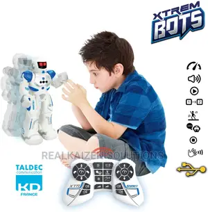 XTREME BOTS 50 Actions Hi-Tech Remote Control USB Robot
