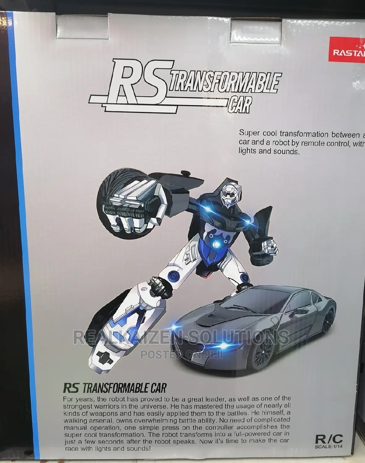 RASTAR 2.4ghzremote Control Transformable Robot Car With USB