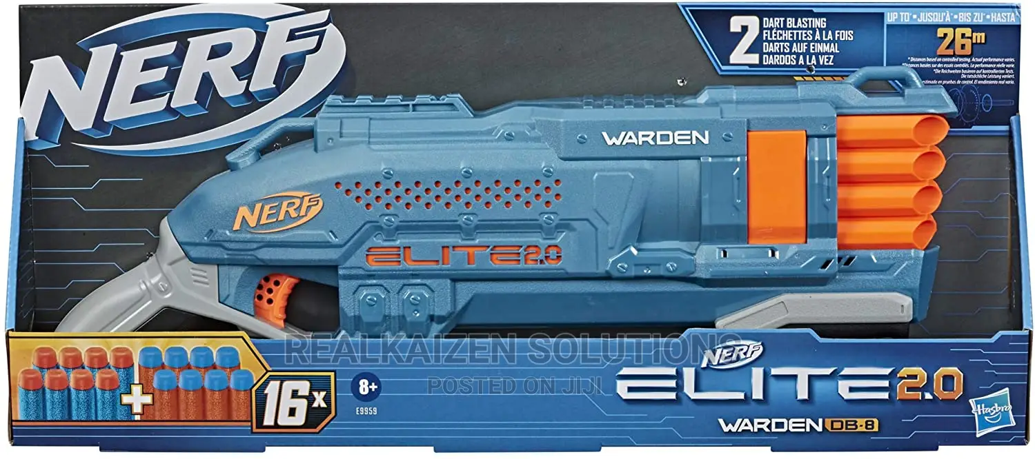 NERF Elite 2.0 Warden DB-8 Blaster Gun