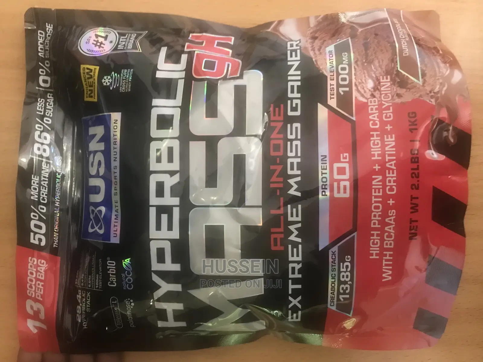 Hyperbolic Mass Gainer 1kg Strawberry Discount