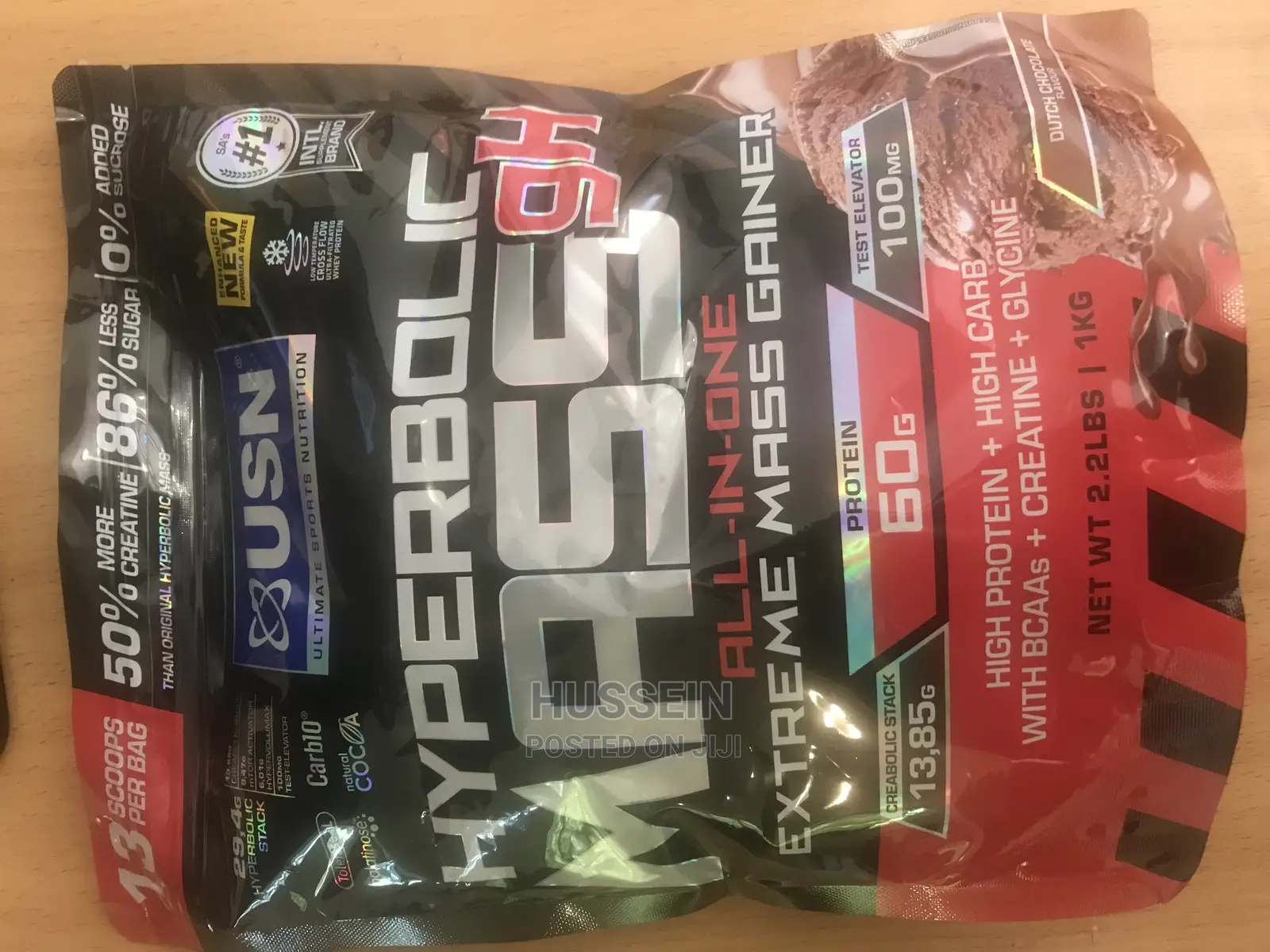 Hyperbolic Mass Gainer 1kg Strawberry Discount