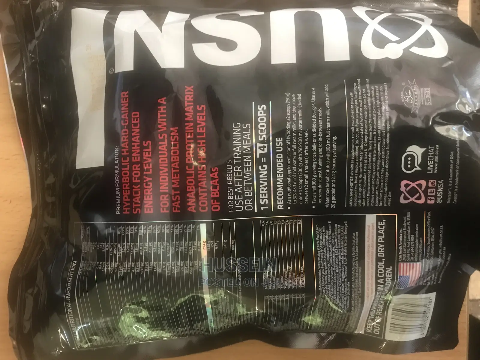 Hyperbolic Mass Gainer 1kg Strawberry Discount