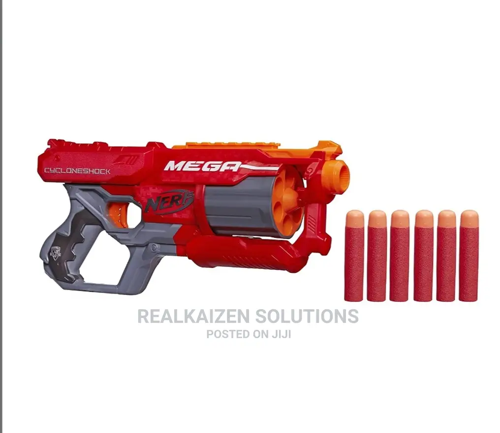 NERF N-Strike Plastic Mega Cycloneshock Blaster Gun