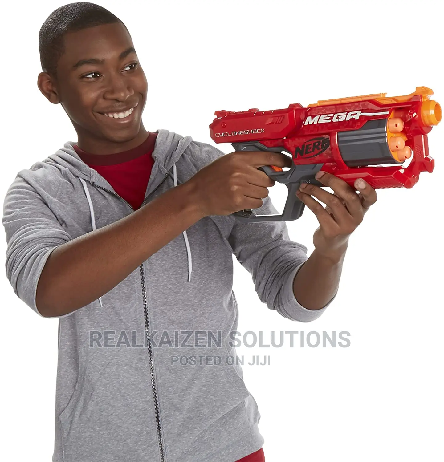 NERF N-Strike Plastic Mega Cycloneshock Blaster Gun