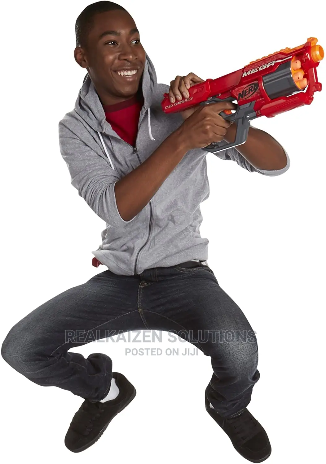 NERF N-Strike Plastic Mega Cycloneshock Blaster Gun