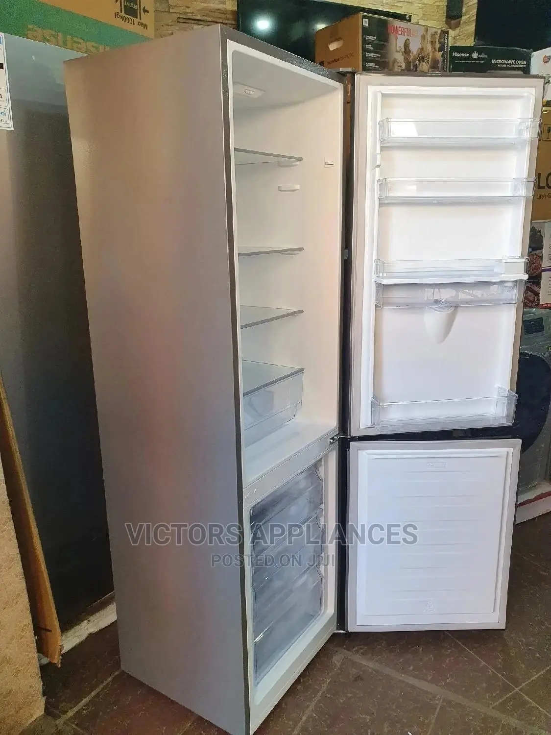 Hisense 341L Double Door Refrigerator