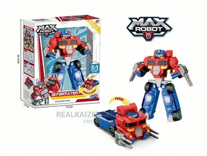 MAX ROBOT Super Cool Transformable Robot Into Truck Vehicle
