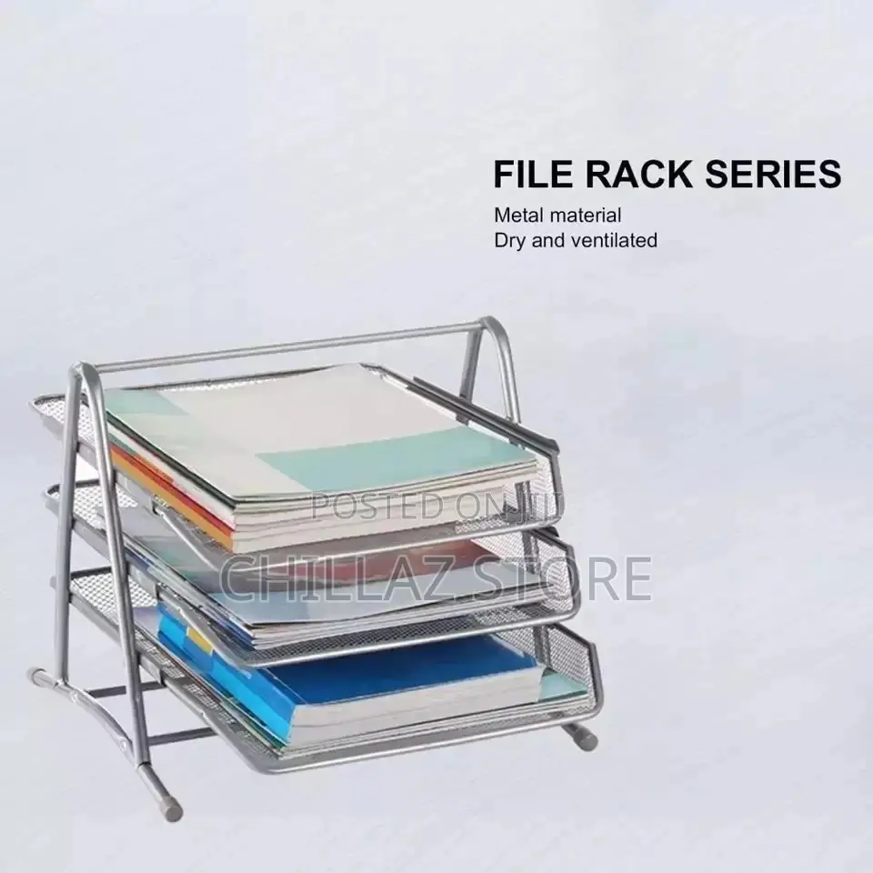 3-Tier Document Basket Tray