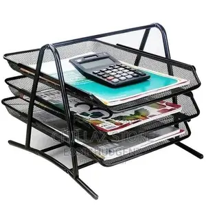 3-Tier Document Basket Tray