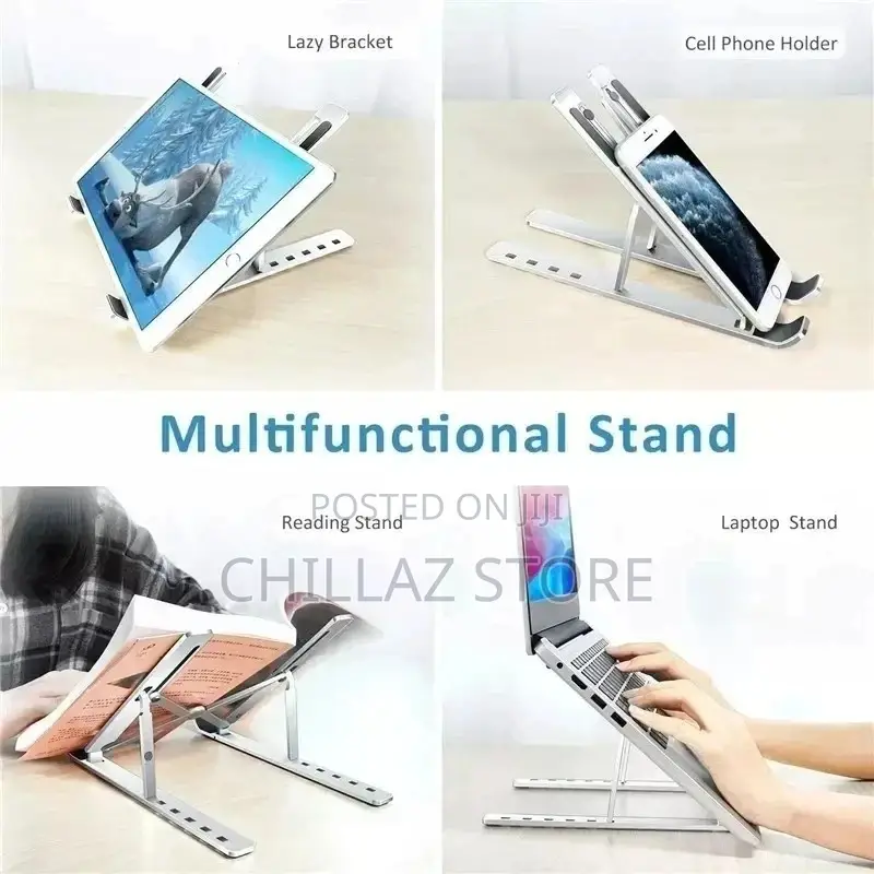 Metallic Laptop Stand