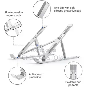 Metallic Laptop Stand