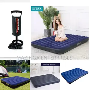 3x6 Intex Camping,Picnic,Tours Inflatable Mattress(Free Pump