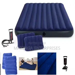 5x6 Intex Inflatable Pressure Mattress With 2pillows Pump