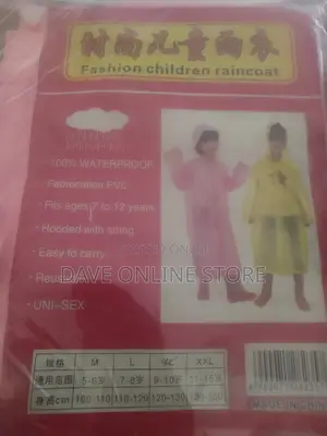 Childrens Fashion Rain Coats