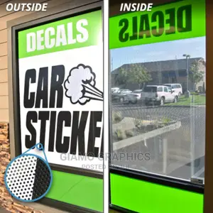 One Way Sticker (Glass Window Branding)