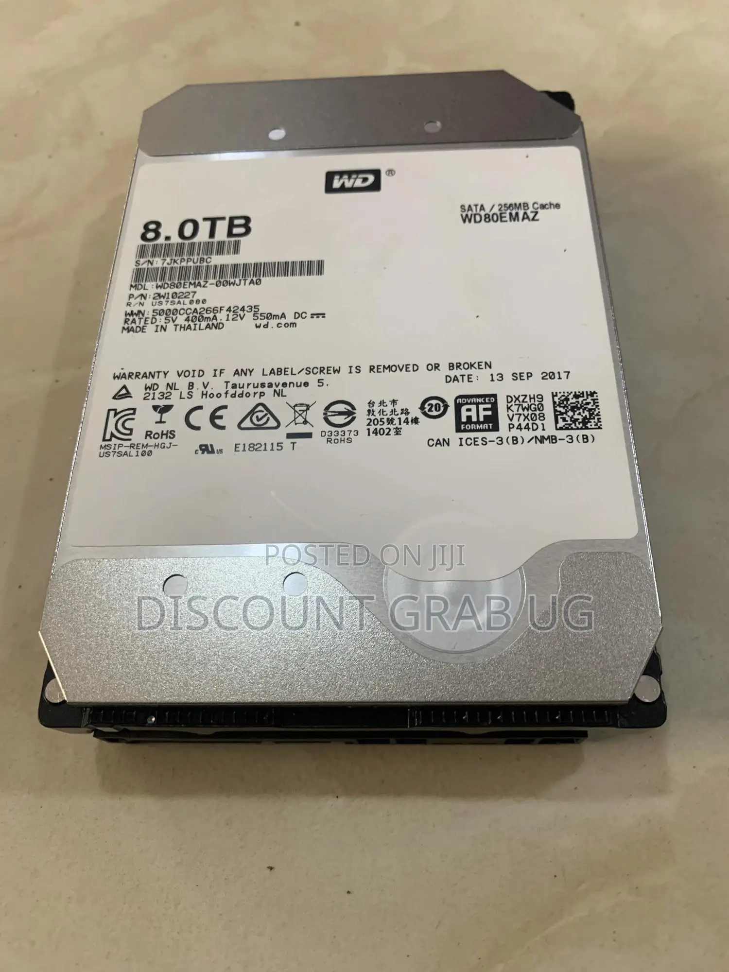 Western Digital 8tb Desktop Harddrive