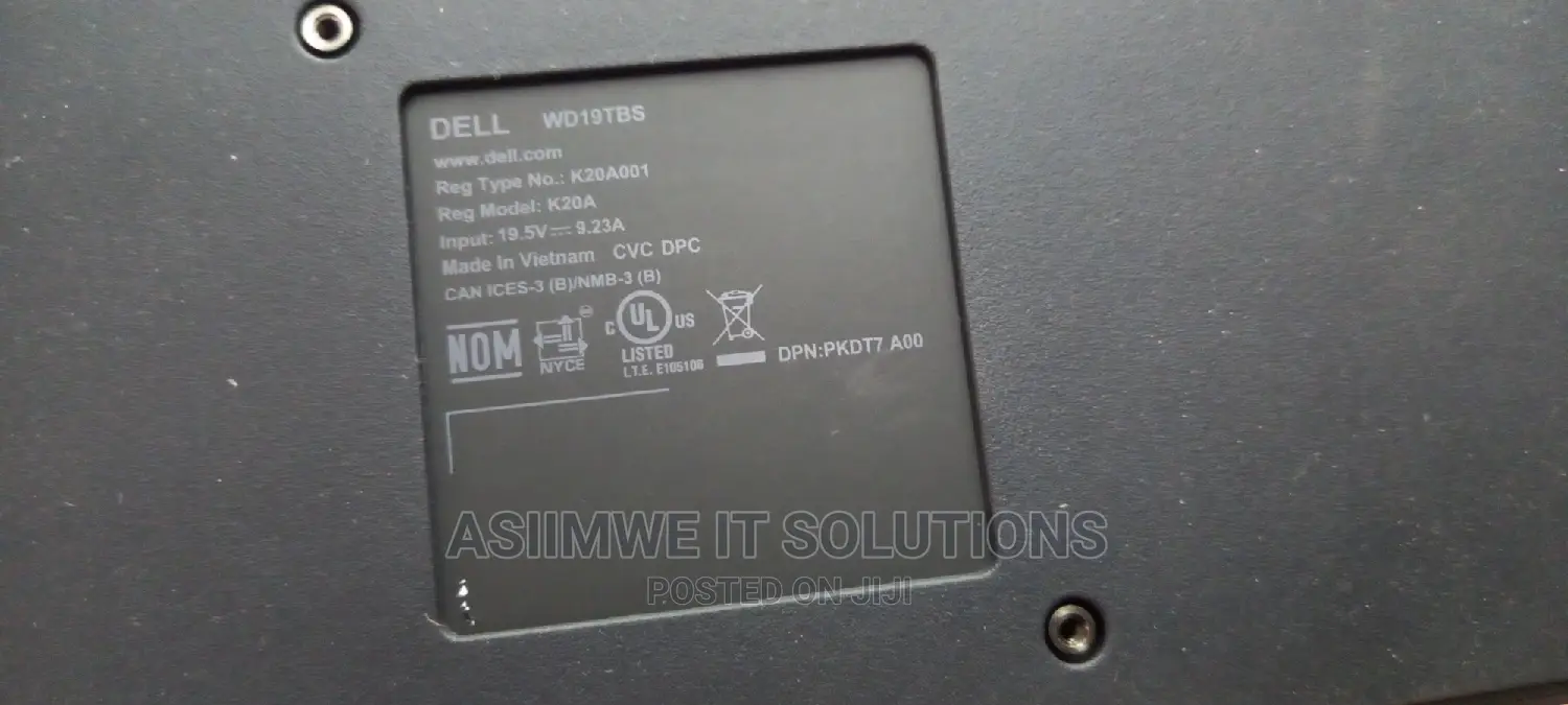 Dell Wd19ys TYPE C Dock 180w
