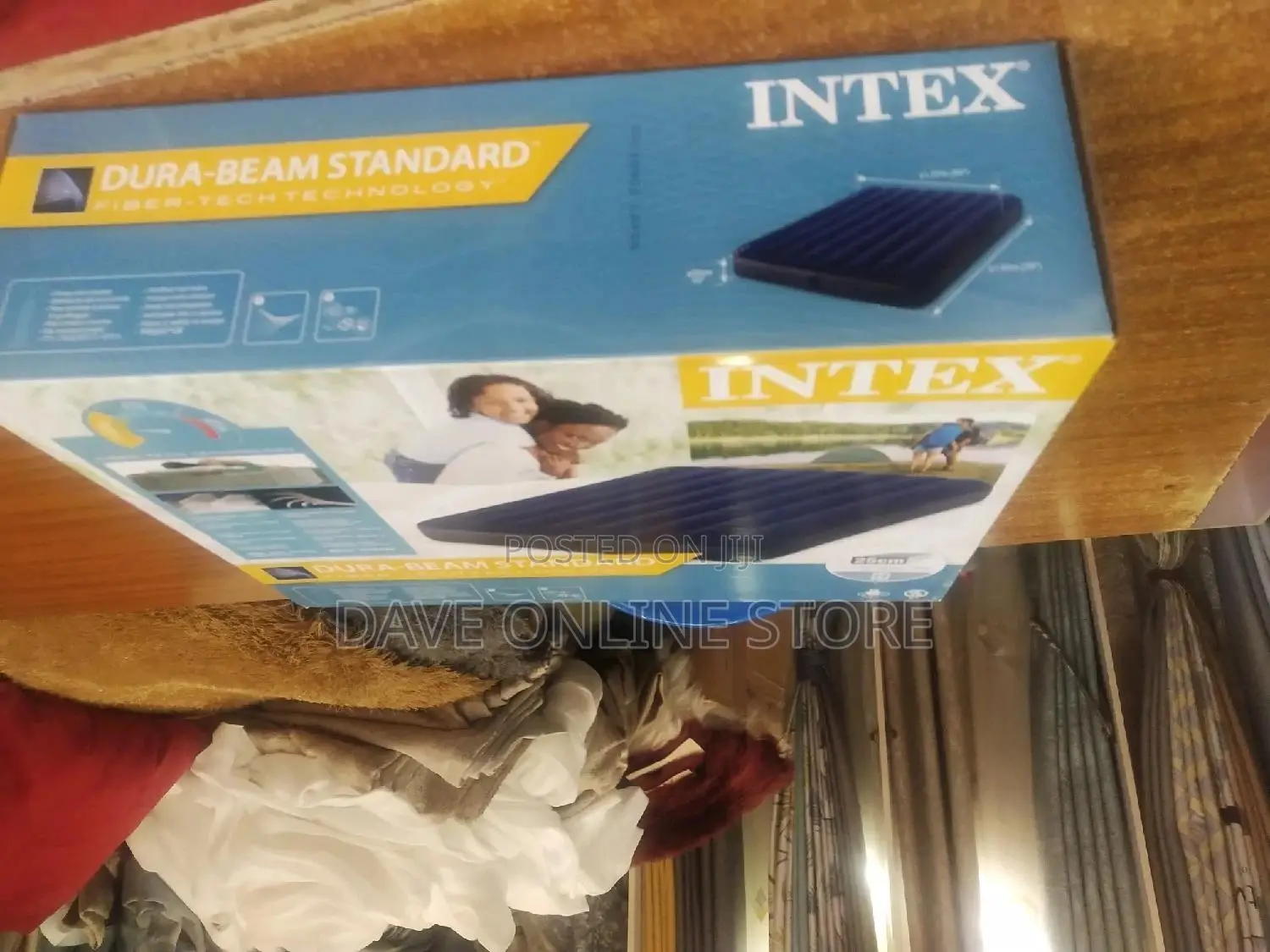 4*6 Intex Inflatable Mattress With Free Pump