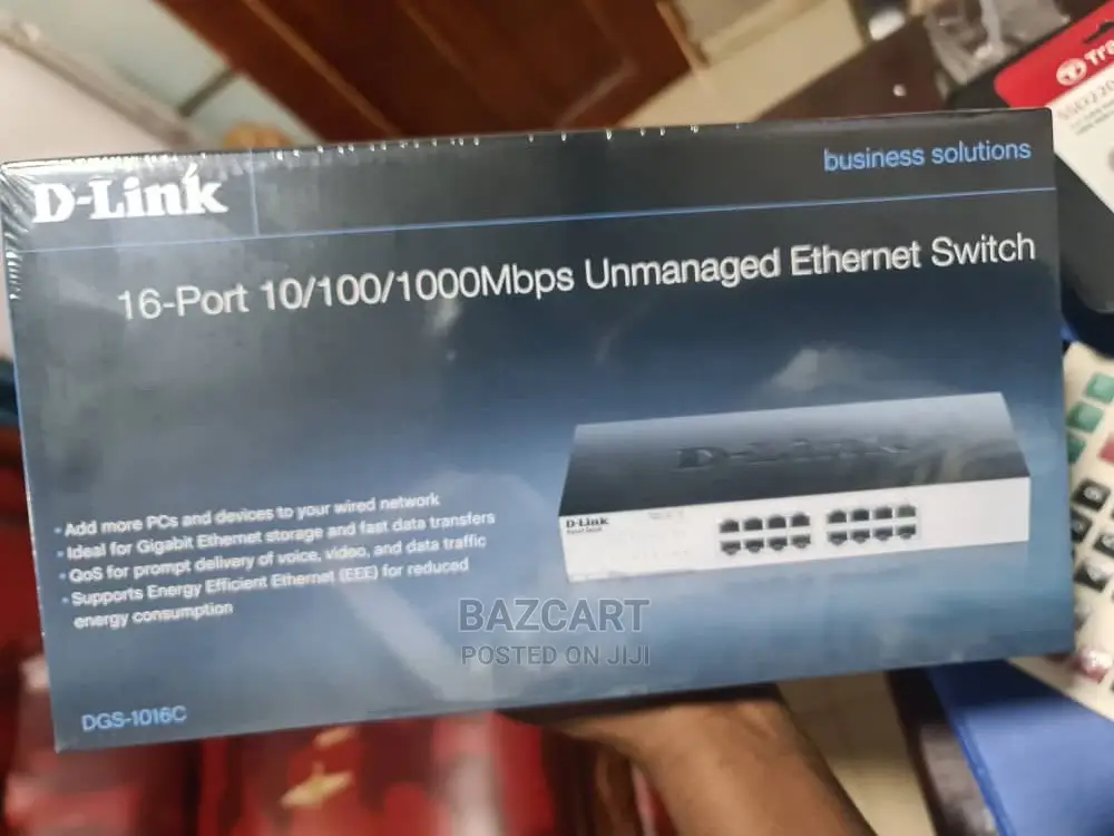 D-Link 16-Port Gigabit Unmanaged Switch DGS-1016C