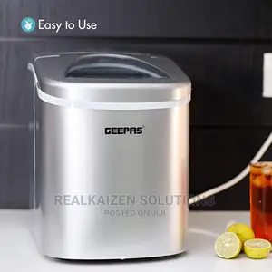 GEEPAS 12kg 2 Size Portable Automatic Silent Ice Cube Maker