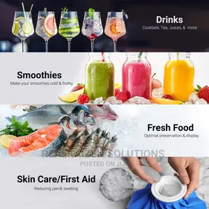 GEEPAS 12kg 2 Size Portable Automatic Silent Ice Cube Maker