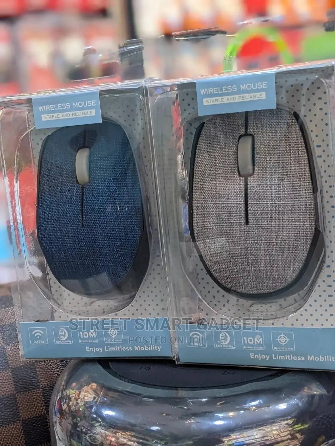 Cloth Coated Wireless Mice