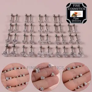 1pair Screw Earrings Surgical Steel Screw Stud Helix Rings