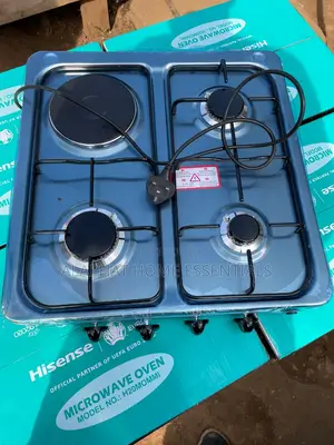 Blue Flame 3+1 Cooker 3 Gas Plates and 1 Electric Plate