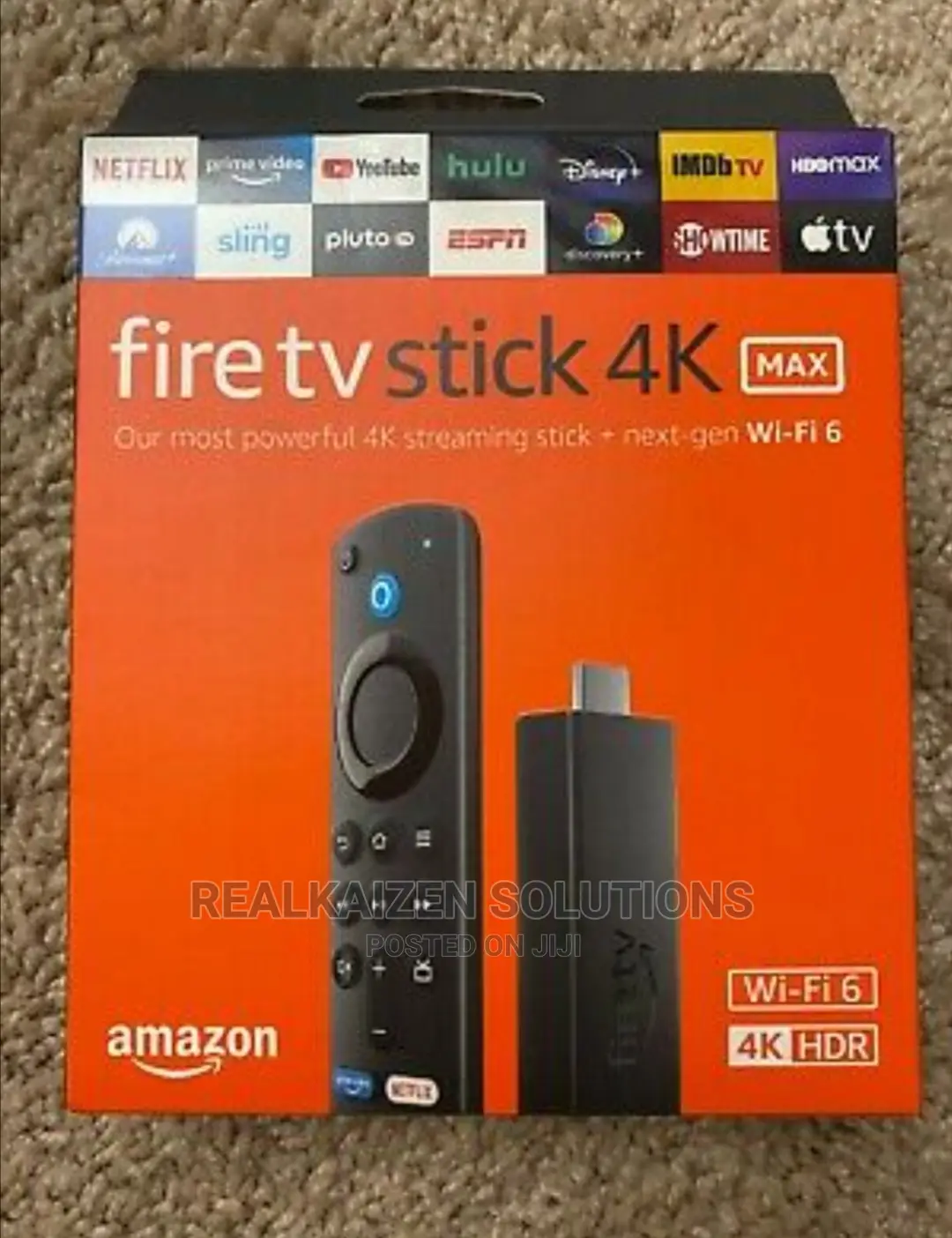 AMAZON FIRE TV Stick 4K Max Wi-fi 6 Streaming Device