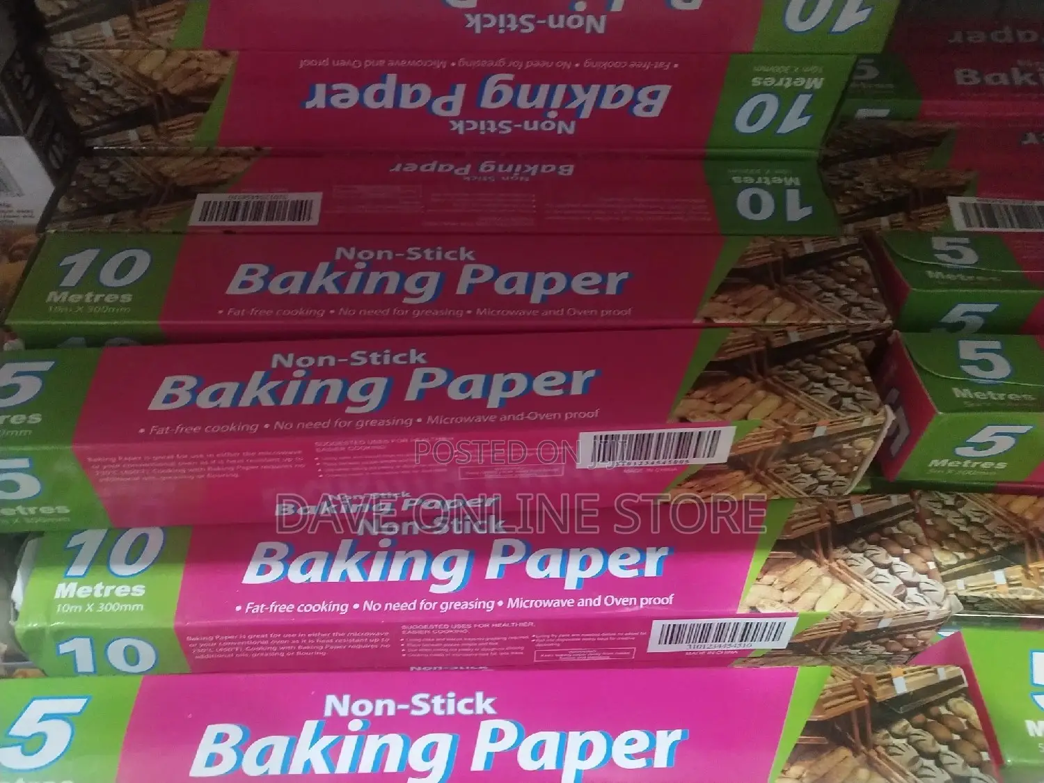 5 Metres Non Stick Baking Paper