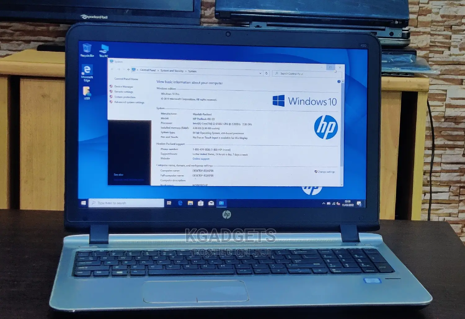 Laptop HP ProBook 450 G3 4GB Intel Core I3 HDD 320GB