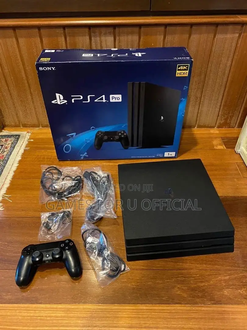 Ps4 Pro Console Black Tan