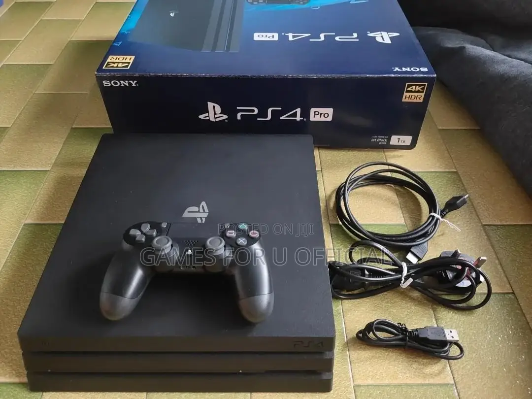 Ps4 Pro Console Black Tan